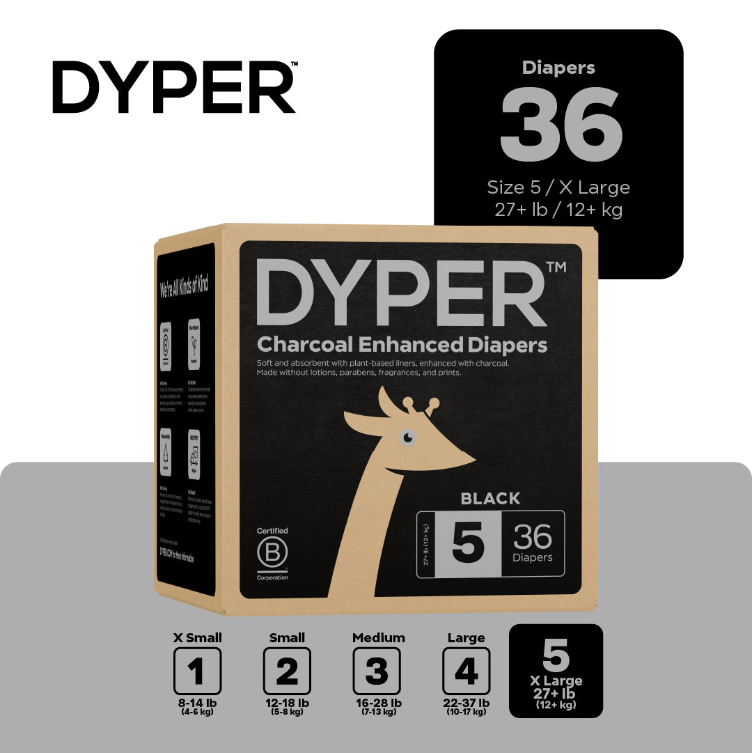 Charcoal Enhanced Diapers Club Box